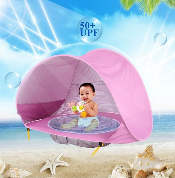 Baby beach UV protection cover