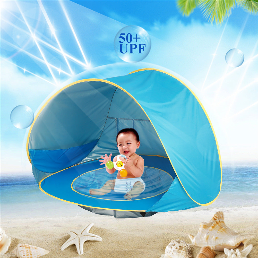 Baby beach UV protection cover