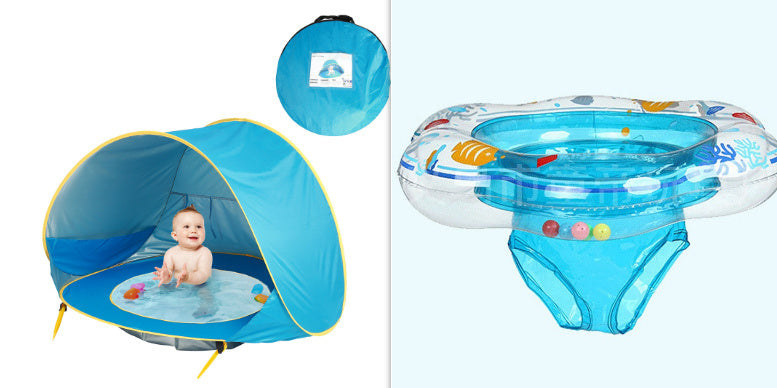 Baby beach UV protection cover