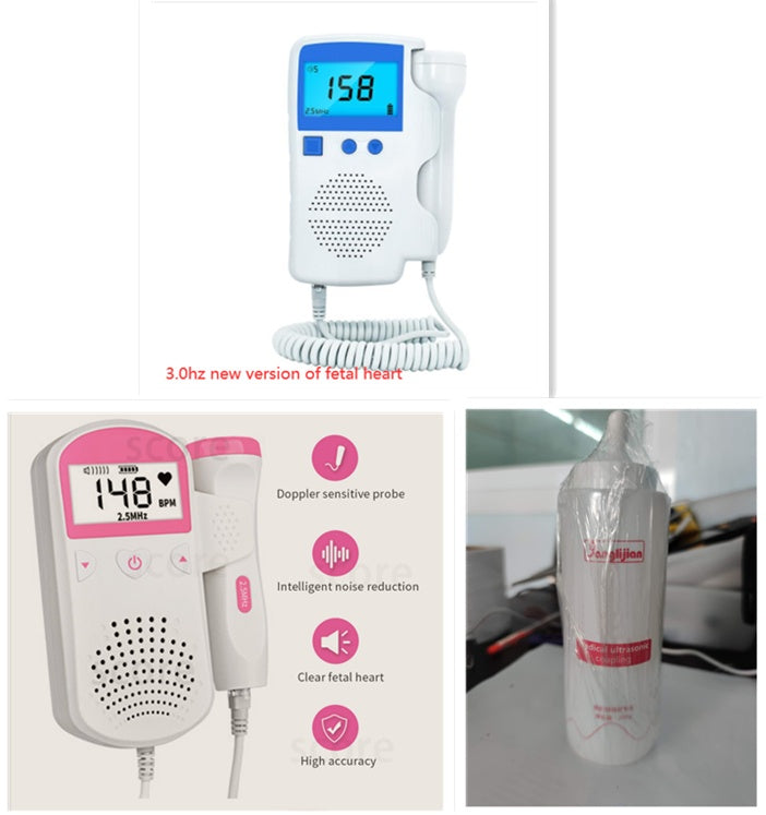 Fetal Heart Rate Monitor Home Pregnancy Baby Fetal Sound Heart Rate Detector