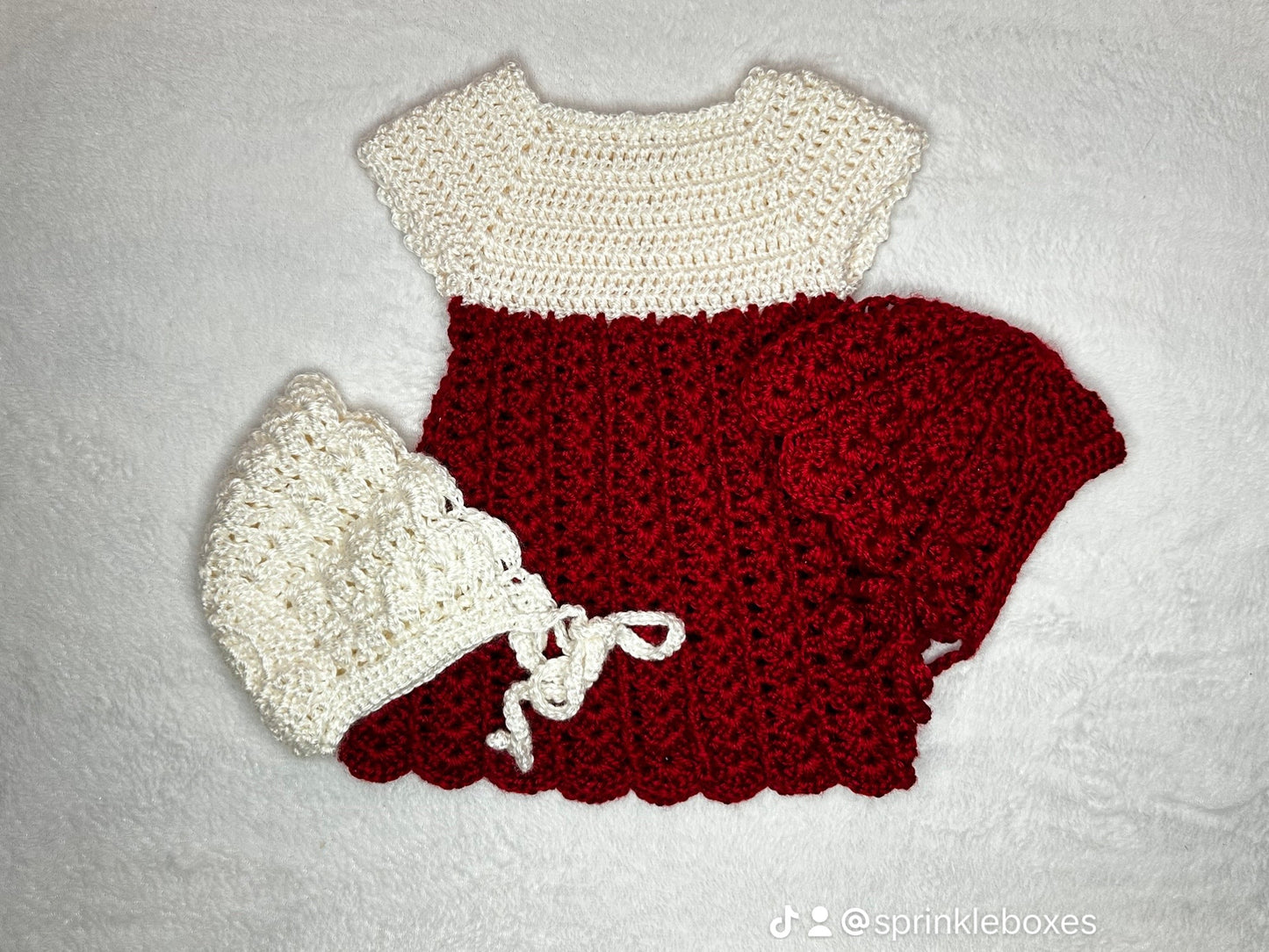 Baby Dress chili Red