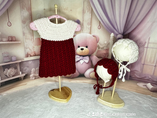 Baby Dress chili Red