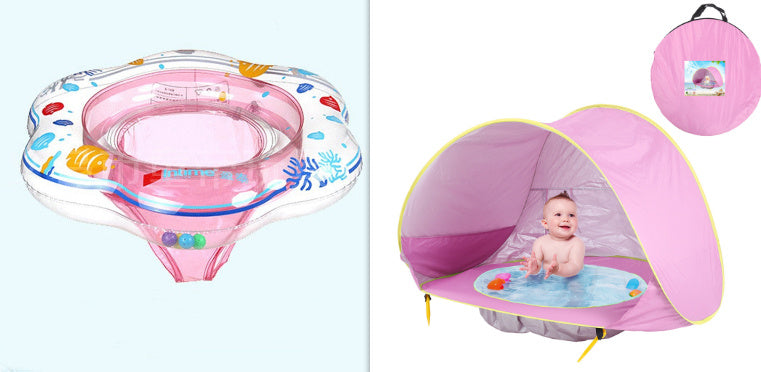 Baby beach UV protection cover